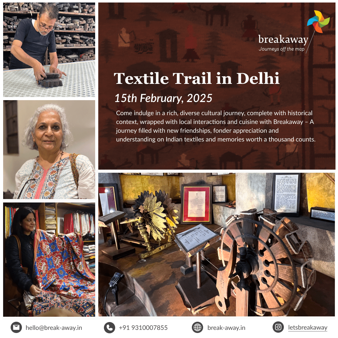 Delhi Textile Trail Hand Block Printing & Embroidery