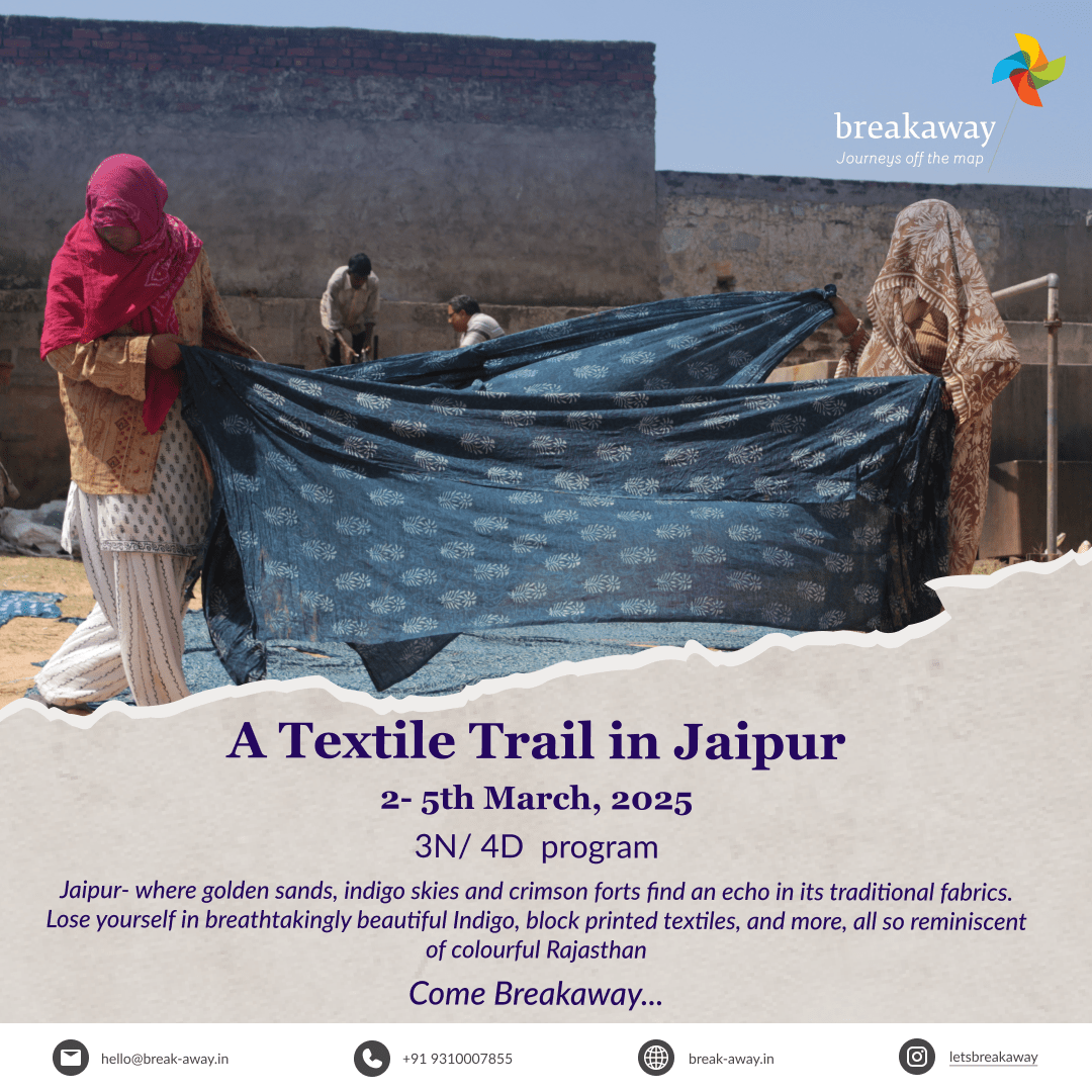 Textile trail in Jaipur 2-5 march